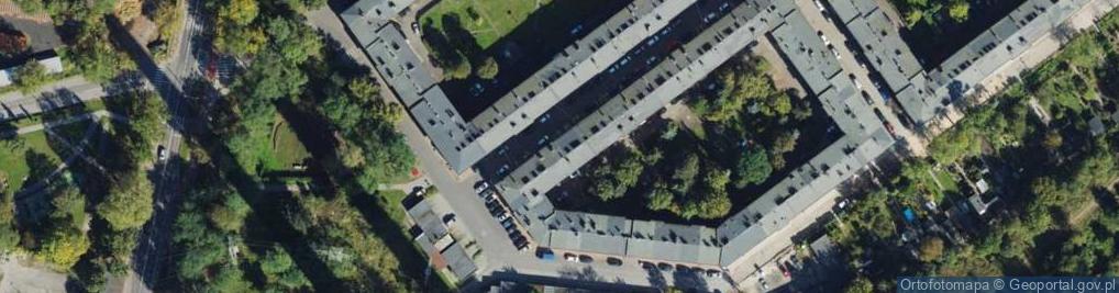 Zdjęcie satelitarne Odrowążów ul.