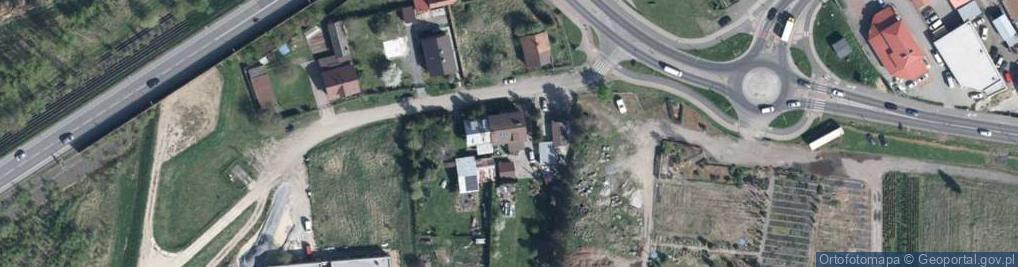 Zdjęcie satelitarne Odrzańska ul.