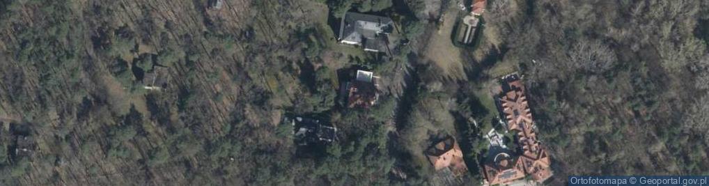 Zdjęcie satelitarne Od Lasu ul.