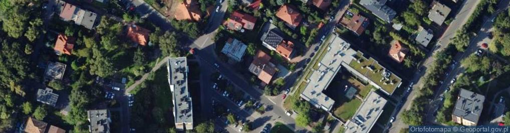 Zdjęcie satelitarne Odrzańska ul.