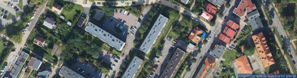 Zdjęcie satelitarne Odrowskiego Tadeusza ul.