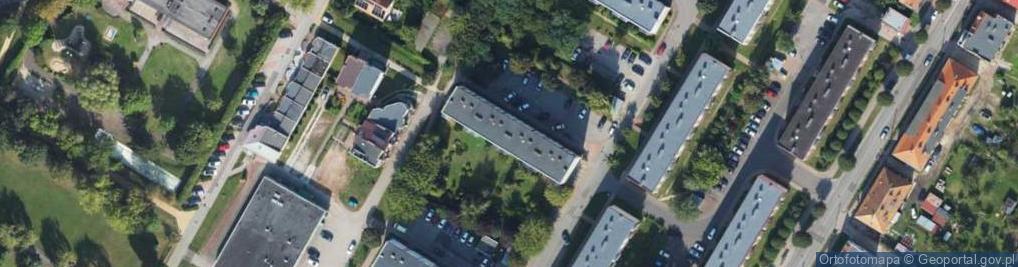 Zdjęcie satelitarne Odrowskiego Tadeusza ul.