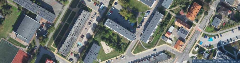 Zdjęcie satelitarne Odrowskiego Tadeusza ul.