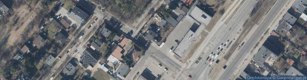 Zdjęcie satelitarne Odrzańska ul.