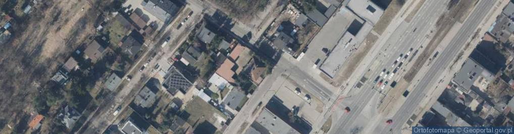 Zdjęcie satelitarne Odrzańska ul.