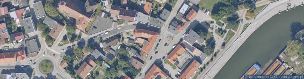 Zdjęcie satelitarne Odrzańska ul.