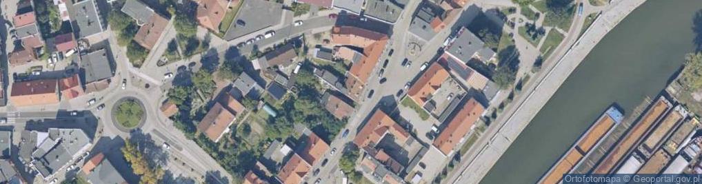 Zdjęcie satelitarne Odrzańska ul.