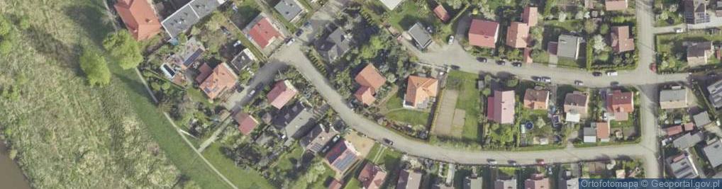 Zdjęcie satelitarne Odrzańska ul.