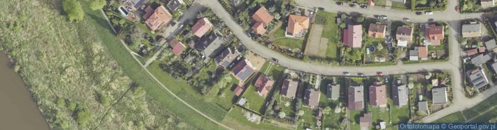 Zdjęcie satelitarne Odrzańska ul.