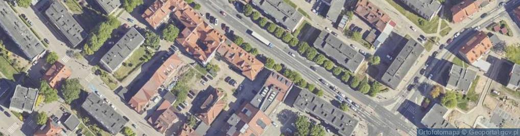 Zdjęcie satelitarne Odrodzenia ul.