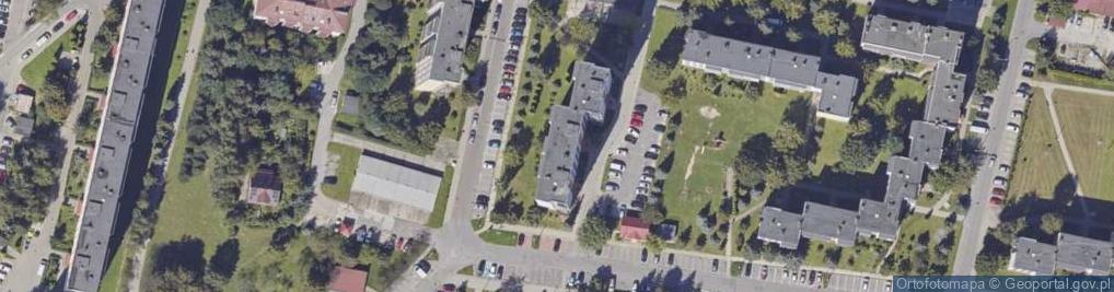 Zdjęcie satelitarne Odległa ul.