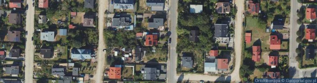Zdjęcie satelitarne Odrębna ul.