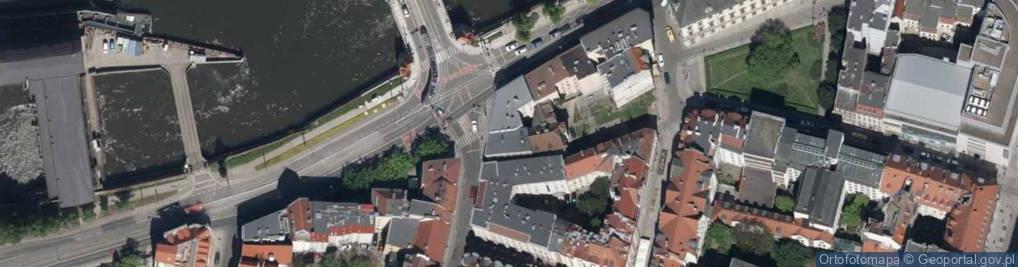Zdjęcie satelitarne Odrzańska ul.