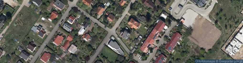 Zdjęcie satelitarne Odcinek ul.