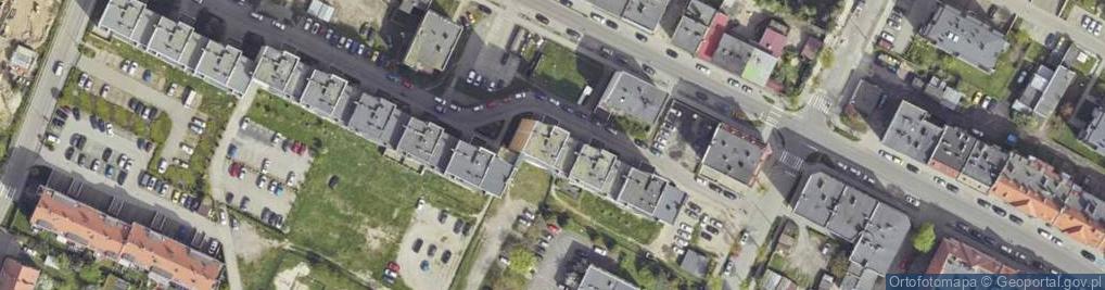 Zdjęcie satelitarne Ofiar Katynia ul.