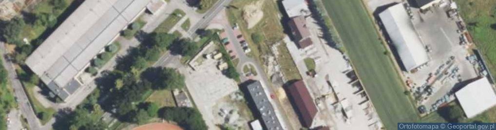 Zdjęcie satelitarne Ofiar Oświęcimia ul.