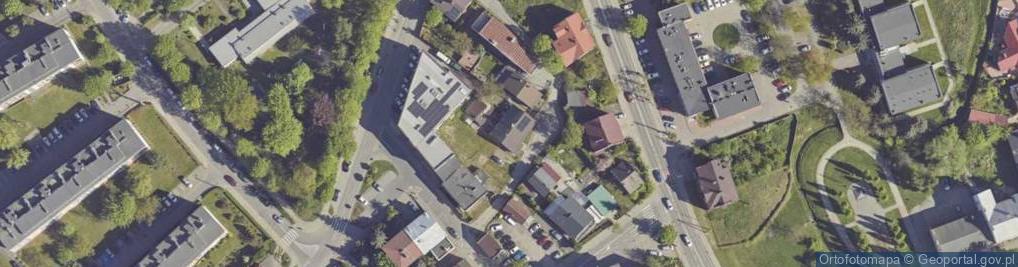 Zdjęcie satelitarne Ofiar Getta ul.