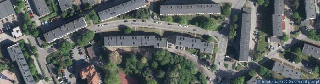 Zdjęcie satelitarne Ofiar Faszyzmu ul.