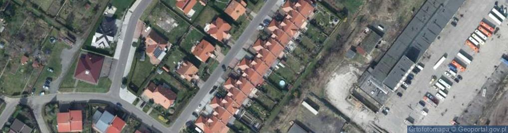 Zdjęcie satelitarne Oficerska ul.