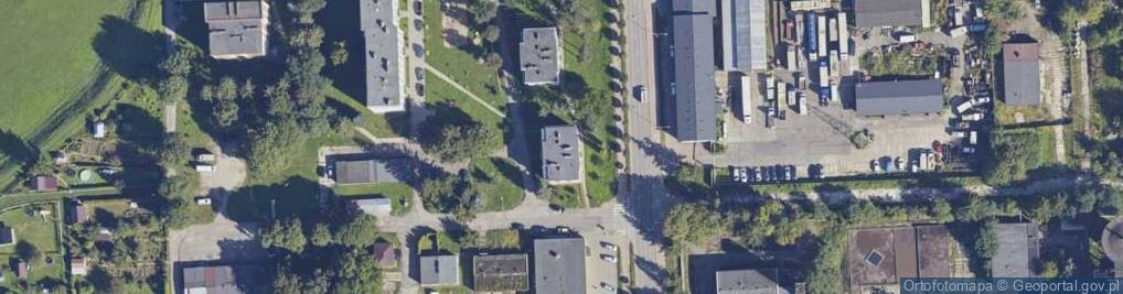 Zdjęcie satelitarne Ofiar Katynia ul.