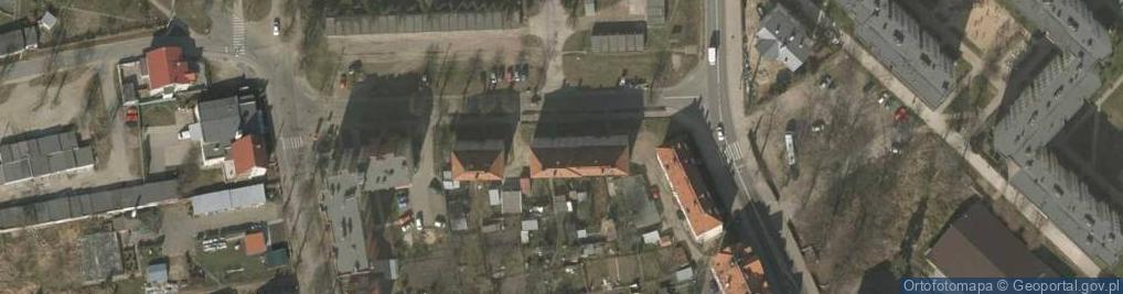 Zdjęcie satelitarne Ofiar Katynia ul.