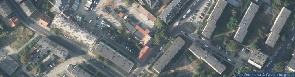 Zdjęcie satelitarne Oficerska ul.