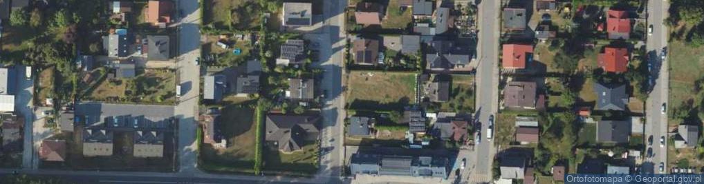 Zdjęcie satelitarne Ofiar Grudnia 1970 r. ul.