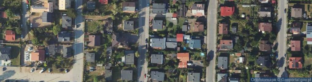 Zdjęcie satelitarne Ofiar Grudnia 1970 r. ul.