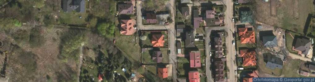 Zdjęcie satelitarne Ogrodów Działkowych ul.