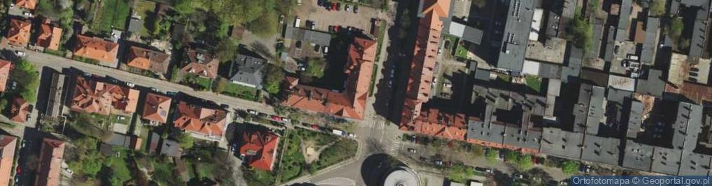 Zdjęcie satelitarne Okulickiego Leopolda, gen. ul.
