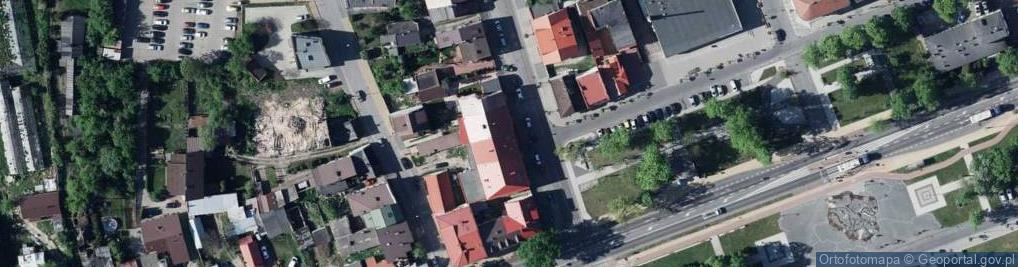 Zdjęcie satelitarne Okólna ul.