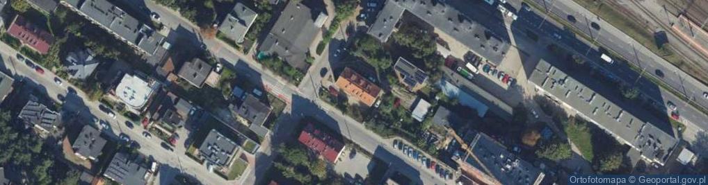 Zdjęcie satelitarne Okoniewskiego, bp. ul.