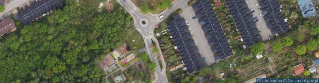 Zdjęcie satelitarne Okrężna ul.