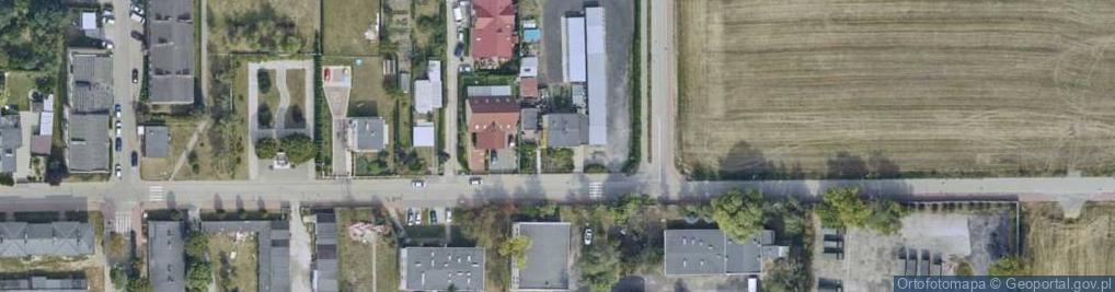 Zdjęcie satelitarne Okrężek ul.