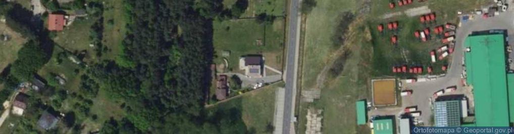 Zdjęcie satelitarne Okólna ul.