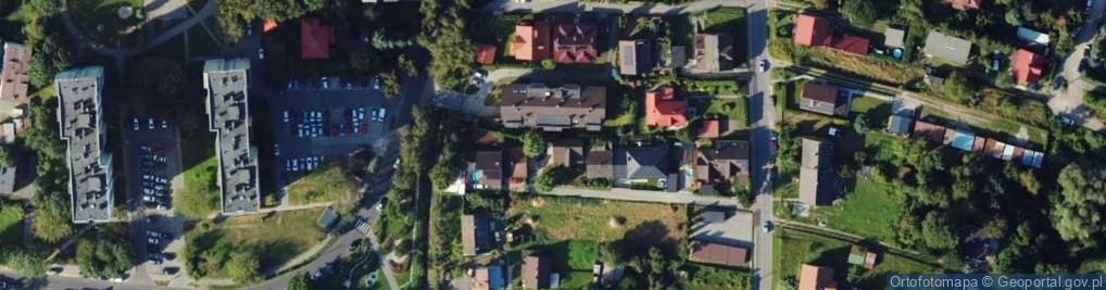 Zdjęcie satelitarne Okocimska ul.