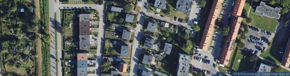 Zdjęcie satelitarne Okrzei Stefana ul.
