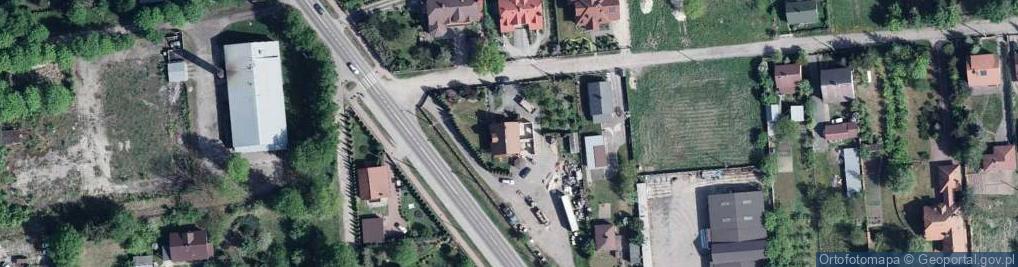 Zdjęcie satelitarne Okólna ul.