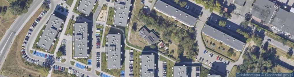 Zdjęcie satelitarne Okólna ul.