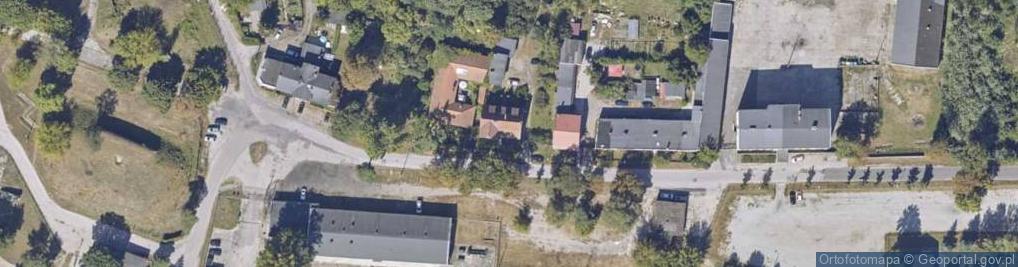 Zdjęcie satelitarne Okólna ul.