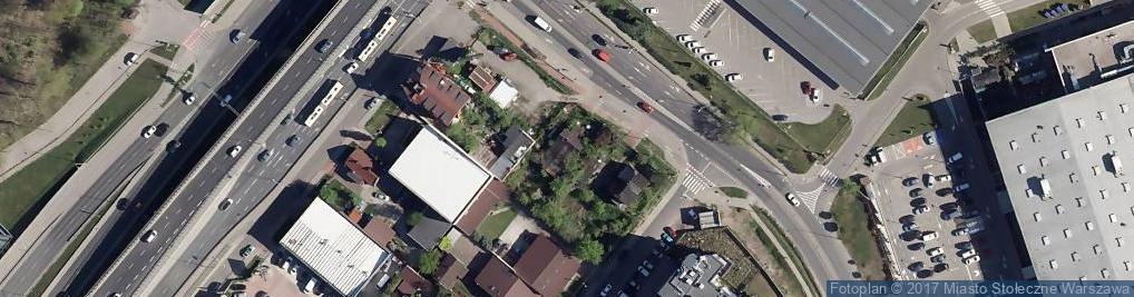 Zdjęcie satelitarne Okularowa ul.
