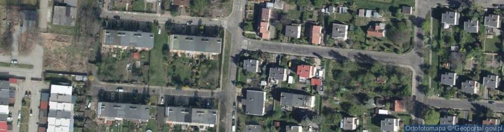 Zdjęcie satelitarne Okólna ul.