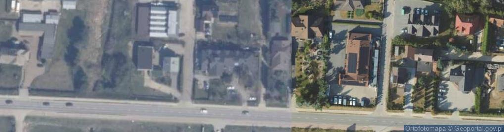Zdjęcie satelitarne Oliwska ul.