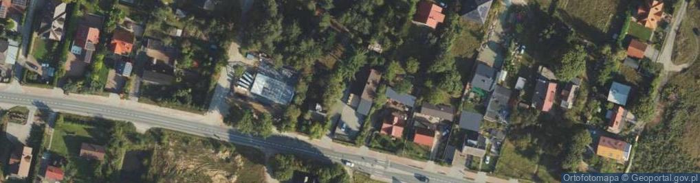 Zdjęcie satelitarne Oliwska ul.