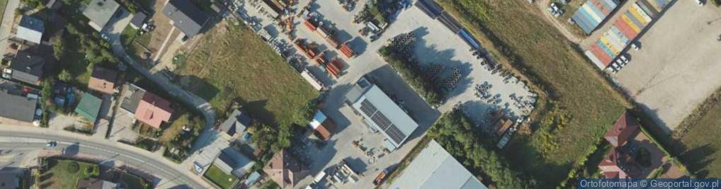 Zdjęcie satelitarne Oliwska ul.