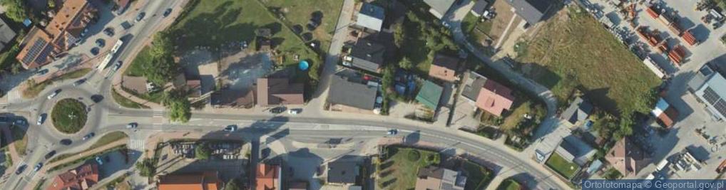 Zdjęcie satelitarne Oliwska ul.