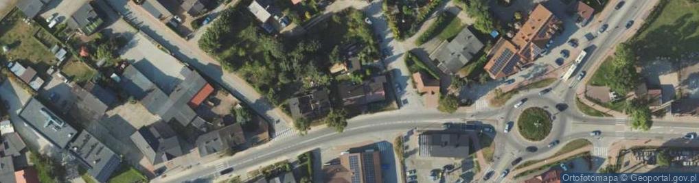 Zdjęcie satelitarne Oliwska ul.