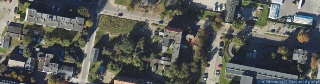 Zdjęcie satelitarne Oliwska ul.