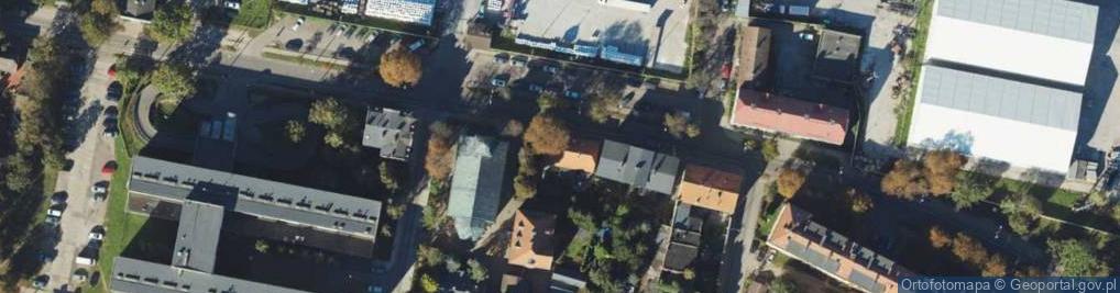 Zdjęcie satelitarne Oliwska ul.