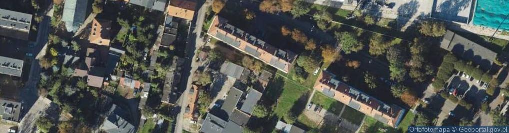 Zdjęcie satelitarne Oliwska ul.